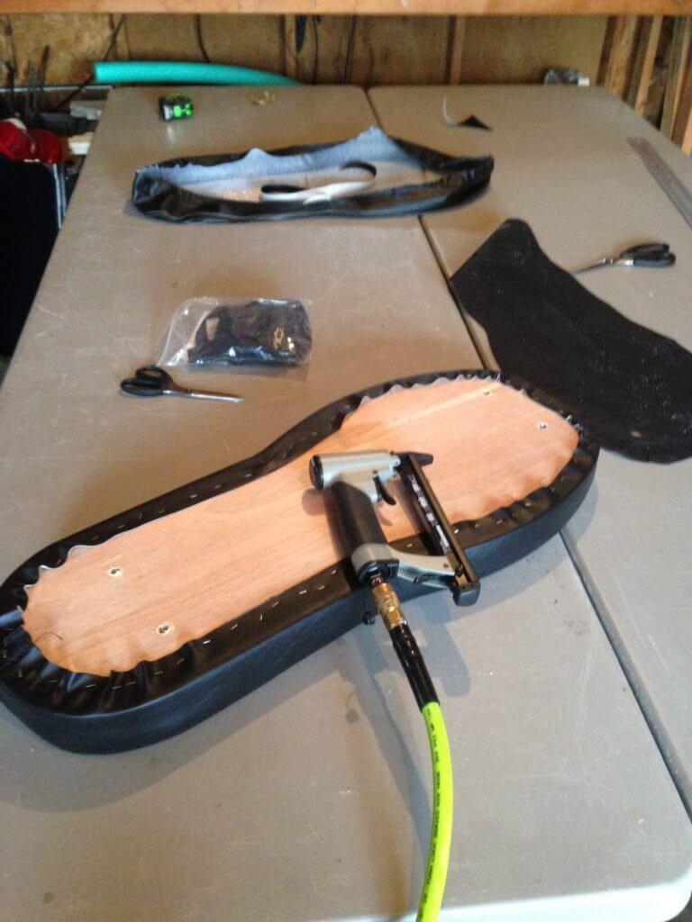 custom sewing-seat cover